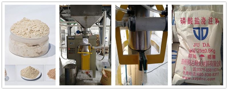 25KG 50KG Phosphate Refractory Mortars Packaging machine