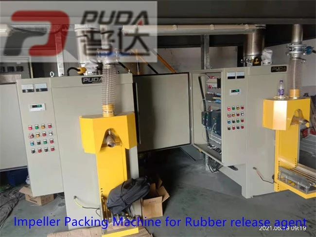 Impeller packing machine for rubber release agent 6 Impeller packing machine for rubber release agent 6