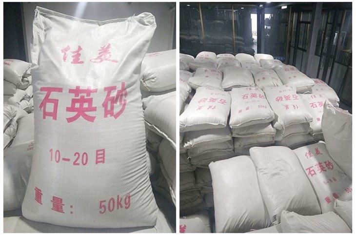 Natrual Color Snow White Fine Quartz Sand Machine