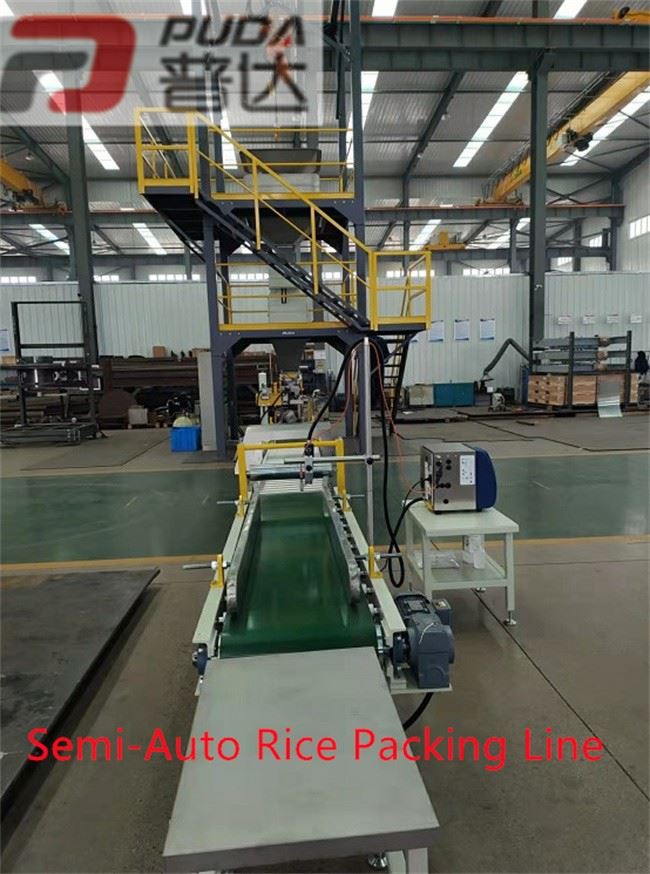 Semi-Auto Rice Packing Line
