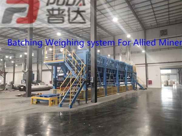 Quartz sand batching system 8 Quartz sand batching system 8