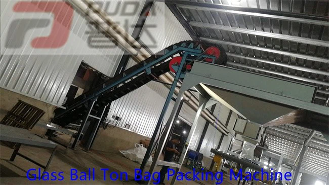 glass baall ton bag packing machine 2