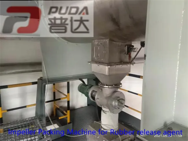 Impeller packing machine for rubber release agent 1 Impeller packing machine for rubber release agent 1
