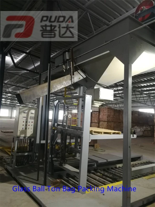 glass baall ton bag packing machine 1