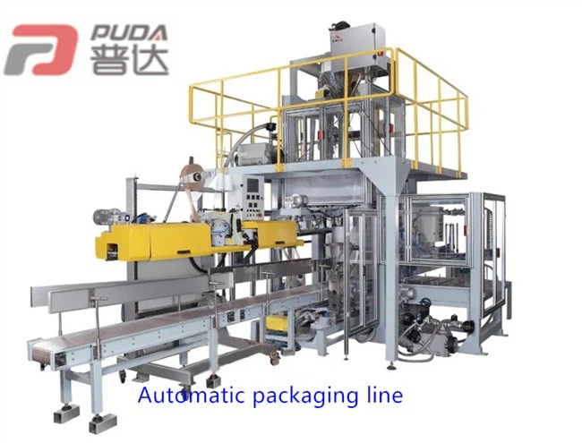 Open Bag Automatic Robot Palletizing Production Line price