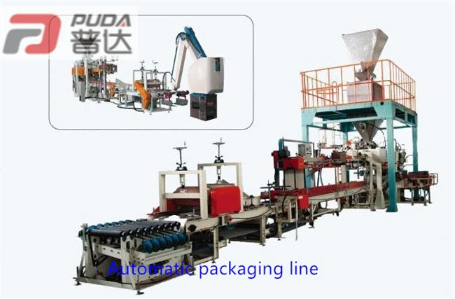 Open Bag Automatic Robot Palletizing Production Line factory
